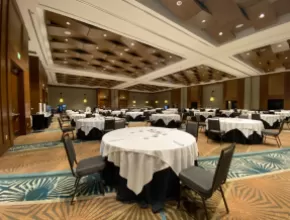 Raleigh Marriott Crabtree Valley Social-Distanced  Ballroom