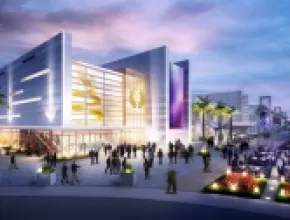 CAESARS FORUM exterior rendering