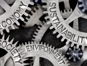 Sustainable meetings graphic