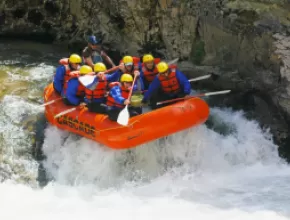 Rafting near Boise, Idaho.