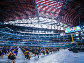 Graduation event at Globe Life Field