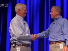 Steve Maritz (left) and David Peckinpaugh.