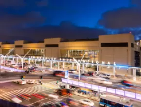 Tom Bradley International Terminal exterior