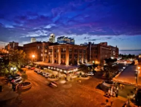 Omaha's Old Market Entertainment District.