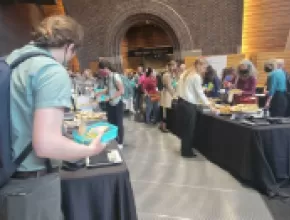 ReFED conference buffet line.