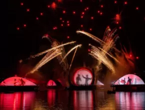 Harmonious extravaganza at Walt Disney World Resort.