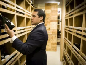 Creative Retreats' Jesse Rodriguez Explores a Wine Cellar