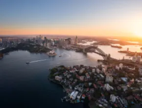 Sydney aerial shot