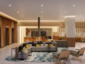 Marriott Springfield Downtown Seating Area
