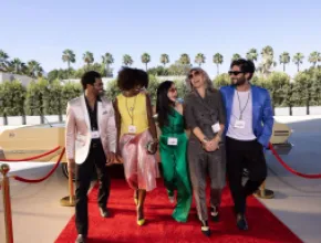 Group of meeting attendees is Los Angeles