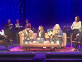 Closing session couch set at SITE's 50th anniversary Global Conference.