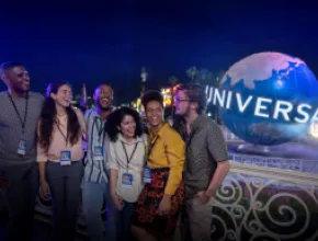 Group of meeting attendees at Universal Orlando