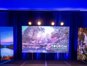 Explore Minnesota Tourism Conference 2023 event stage