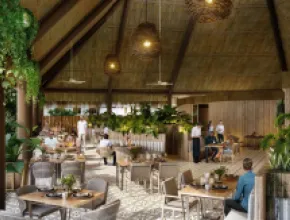 Dreams Flora Resort and Spa Dining Rendering