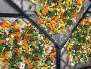 A platter of vegetables