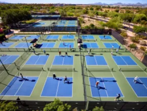 Pickleball courts at JW Marriott Phoenix Desert Ridge Resort & Spa
