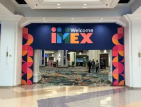 IMEX America Entrance Sign