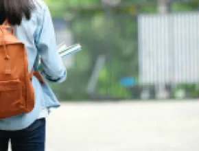 Girl with Backpack