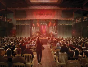 Main Hall Rendering, Stable Hall, San Antonio