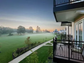 Salamander Middleburg balcony and lawn