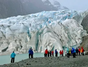 Hiking to Bernal Glacier in Patagonian Chile 