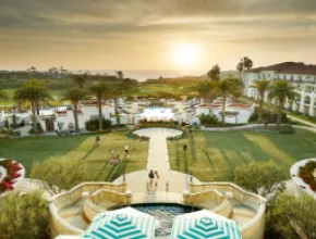 Waldorf Astoria Monarch Beach aerial resort view