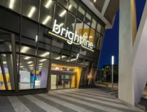 Brightline's Miami station exterior