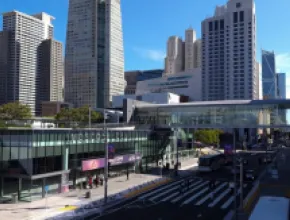 Photo of Moscone Center, San Francisco.