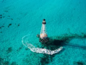 Eco tour on jet skis at Alligator Reef, Florida Keys