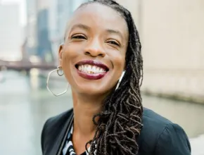 Photo of Artesha Moore in Chicago.