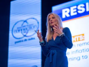 Global DMC Partners President & CEO Catherine Chaulet delivers the keynote address at Connection.