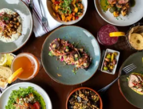 Boca Bistro tablescape