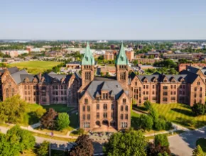 The Richardson Hotel aerial in Buffalo, New York