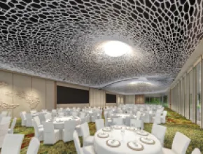 Meranti Ballroom at the Mandai Rainforest Resort by Banyan Tree. Credit: Mandai Wildlife Group
