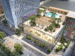 Signia by Hilton Indianapolis rendering. Credit: 2025 Hilton