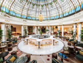 The Palace, a Luxury Collection Hotel, Madrid glass dome. Credit Marriott International