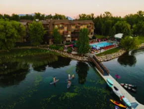 The Lodge at Whitefish Lake exterior