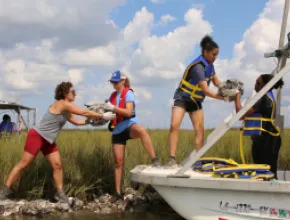 Oyster Shell Recycling Program with the Coalition to Restore Coastal Louisiana