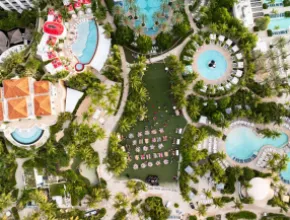 Global DMC Partners Connection Event aerial at Grand Hyatt Baha Mar