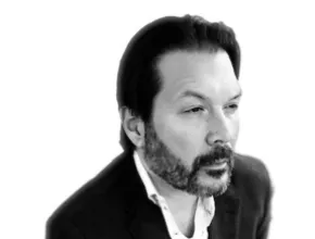 black and white image of Jeff Borman.