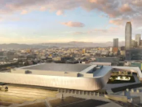 Los Angeles Convention Center Rendering. Credit: Populous.