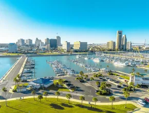 Corpus Christi aerial view. 