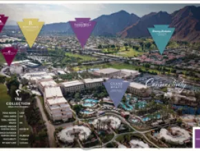 Indian Wells resort map. 