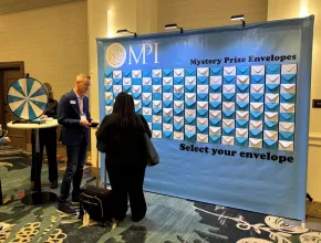MPI's mystery envelope board.