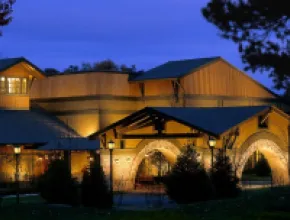 panoramic image of Woodloch Lodge