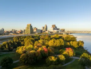 Louisville's Downtown Waterfront Park.