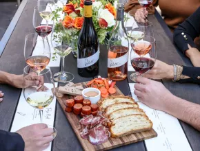 Valette Wines charcuterie board.