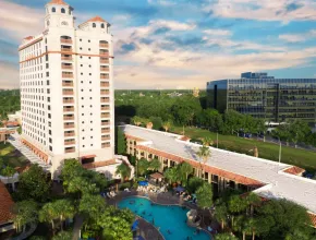 DoubleTree by Hilton Orlando Theme Park Resort aerial view
