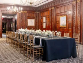 Hotel du Pont dinner setting