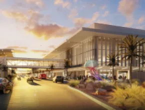 Rendering of the expansion of the San Diego International Airport